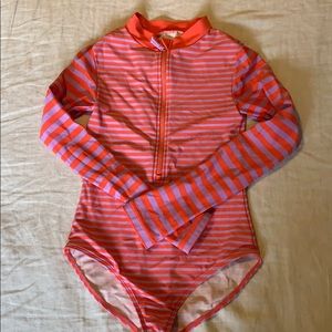 Mini Boden size 9-10 rashguard swimsuit